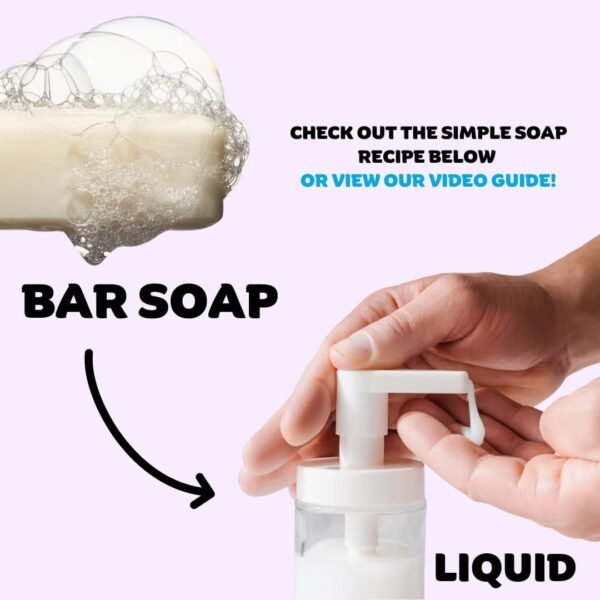Lavender Hypoallergenic Dish Soap Bar - Organic - Pack of 3, Skin-Safe, Non-Toxic, Sustainable Kitchen Soap - Zero Waste - Image 4