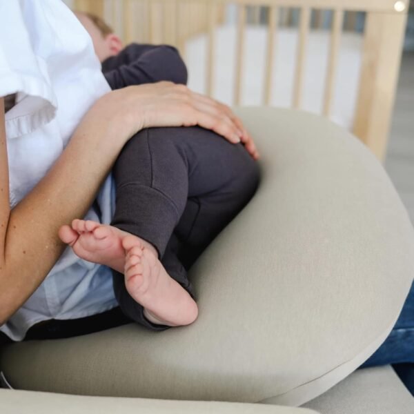 Snuggle Me Organic | Feeding Support Cover | Nursing, Bottle Feeding and Bonding Support | Organic Cotton | Birch - Image 4