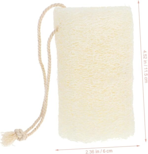 3pcs Loofah Natural Sponges Cleaning Sponge Cleaning Scrubber Natural Loofa Natural Dish Sponge Sponges for Body Esponjas para El Cuerpo Scrub Sponges Body Sponge Beige - Image 8
