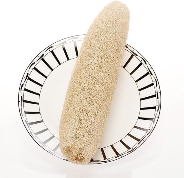 Natural Loofah Sponge Dish Washing Loofah Exfoliating Body Sponge Skin Scrubber Loofah Sponge Body Back Scrubber for SPA Beauty Bathing - Image 2