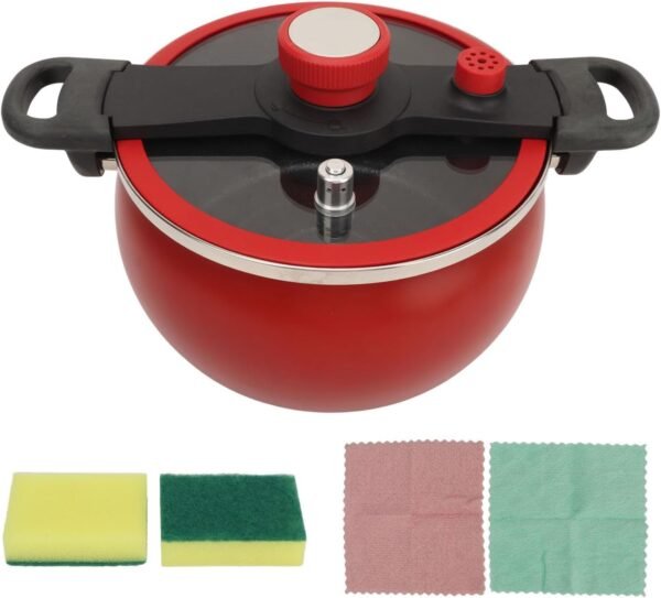 Fine Iron Pressure Cooker, Efficient Fast Cooking, Multifunctional Design, Scientific, 7 Liters Capacity, Suitable for Induction, Gas Stove, Electric Stove, Ceramic Stove - Image 8