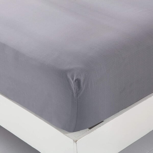 Grounding Sheet Queen, Organic Cotton + Silver Fiber, Fitted Bottom Sheets with 180 inch Grounding Wire, Earthing Mat for Better Sleep - Image 5