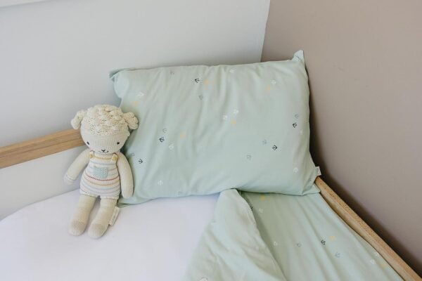 Organic Cotton Toddler Pillowcase, Set of 2, Soft and Breathable 100% Organic Cotton Travel Pillow Case Cover, Goose - Image 4
