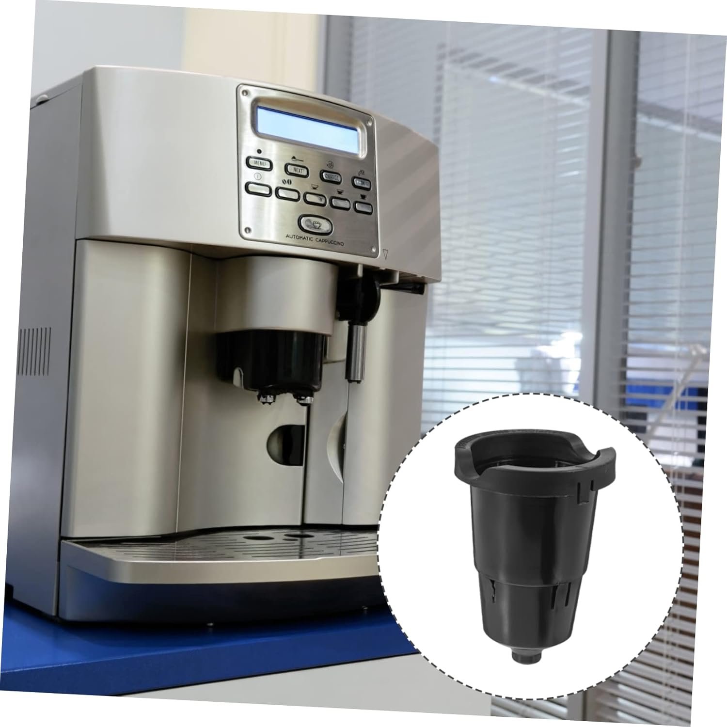 Cabilock 5pcs Coffee Filter Cup Reusable Coffee Filter Household Filter Basket Espresso Coffee Maker Espresso Machines Portable Coffee Filter Mesh Portable Coffee Maker Coffee Filters Pp - Image 4