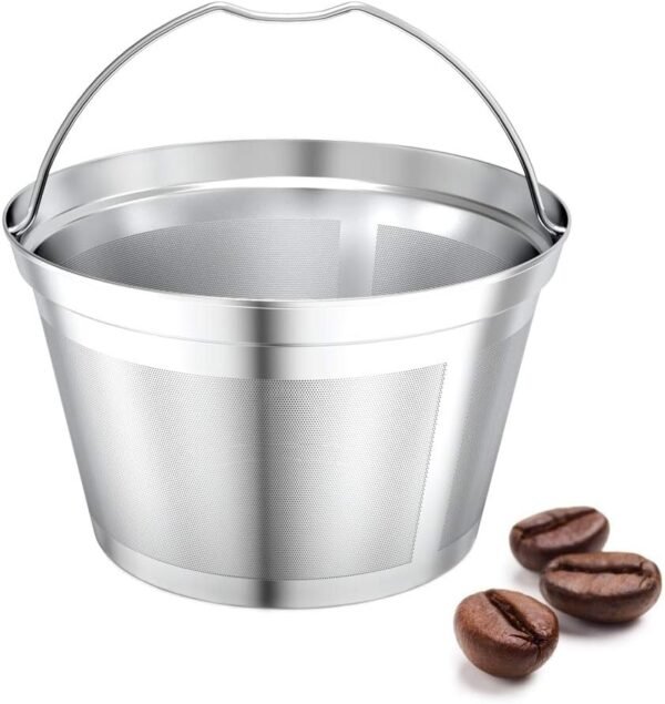 Bunn coffee filter reusable 8 10 12 cup basket replacement filter-stainless steel Permanent coffee filter Suitable for BUNN coffee brewer