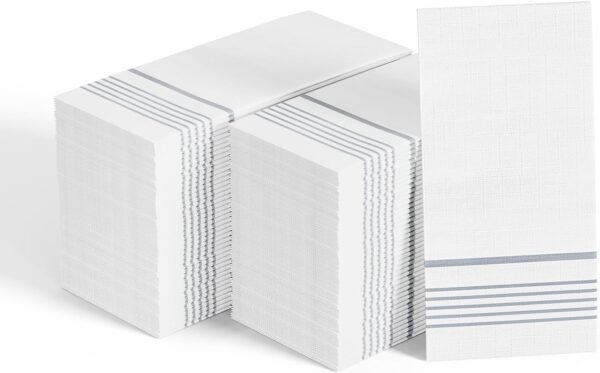 400 Pack Paper Napkins, 3-Ply Guest Towels Disposable Dinner Napkins, Soft and Absorbent Party Napkins for Bathroom,Wedding and Events