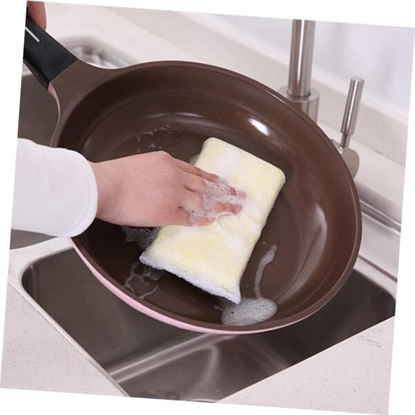 SECFOU 15 Pcs Dish Sponge Cleaning Sponge Sponges Kitchen Natural Sponge Scourer Bowl Sponge Sponges for Cleaning Dishwasher Sponge Car Sponge Cup Sponge Scrubber Sponges Net Sponge - Image 5