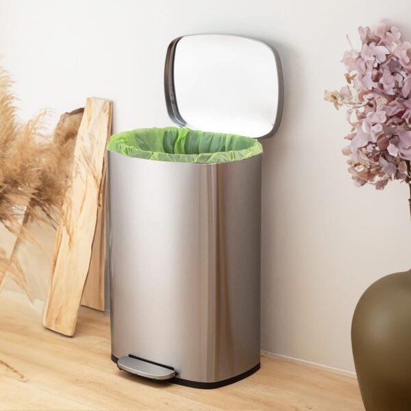 13 Gallon Compost Bags - Tall Kitchen Garbage trash Bags with Handles - 50 Bags,Strong Thicken & Leak Proof Food Scrap Waste Bag,ASTM D6400, US BPI and OK Compost Home Certified - Image 7