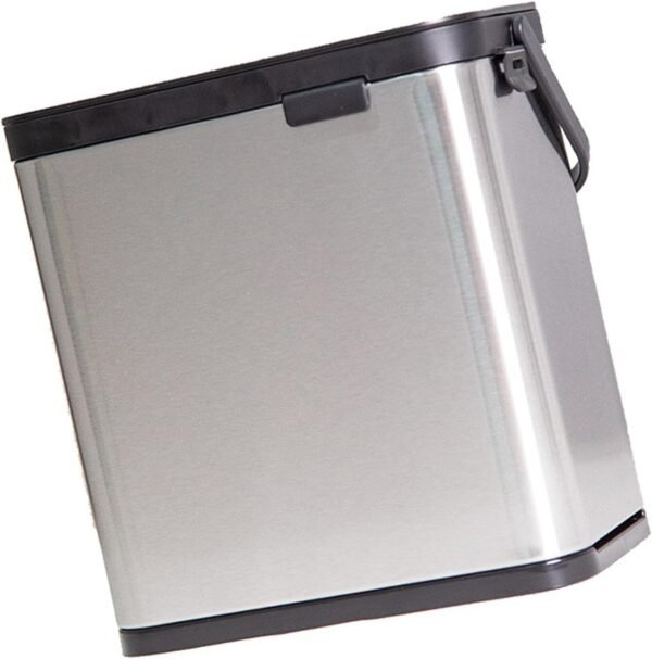 Modern Kitchens Compost Bin Wall Mounted Stainless Steel Garbage Container for Modern Kitchens Organization - Image 9