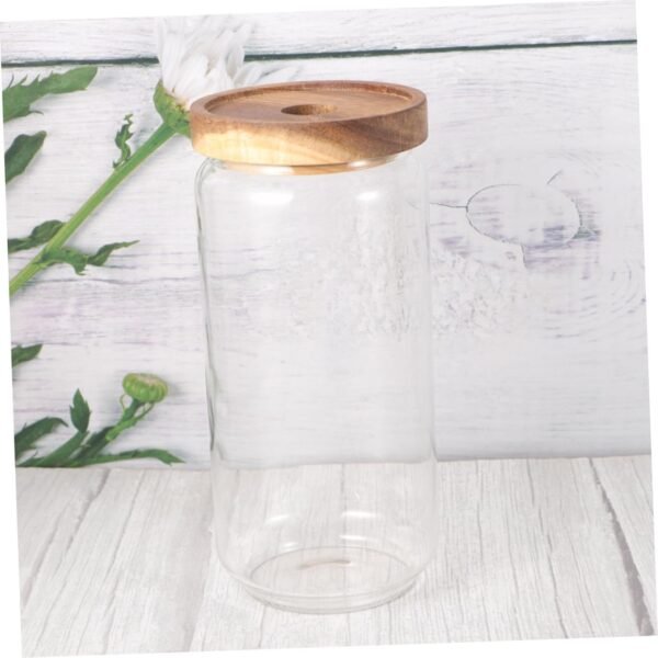 MAGICLULU Candy Jar Cookie Ball Mason Jar Lids Bar Bread Food Storage Containers with Lids Label Airtight Bell Jar Condiment Food Storage Jar Snack Container Mason Jars with Lids - Image 8