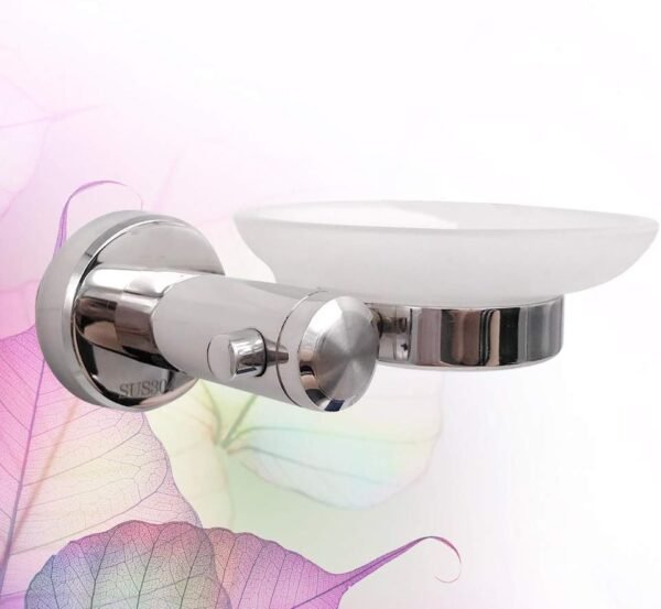 Cabilock 1 Set Wall Mount Soap Holder Stainless Steel Soap Holder Soap Tray Soap Organizer Bathroom Soap Holder Soap Basket Soap Dish - Image 3