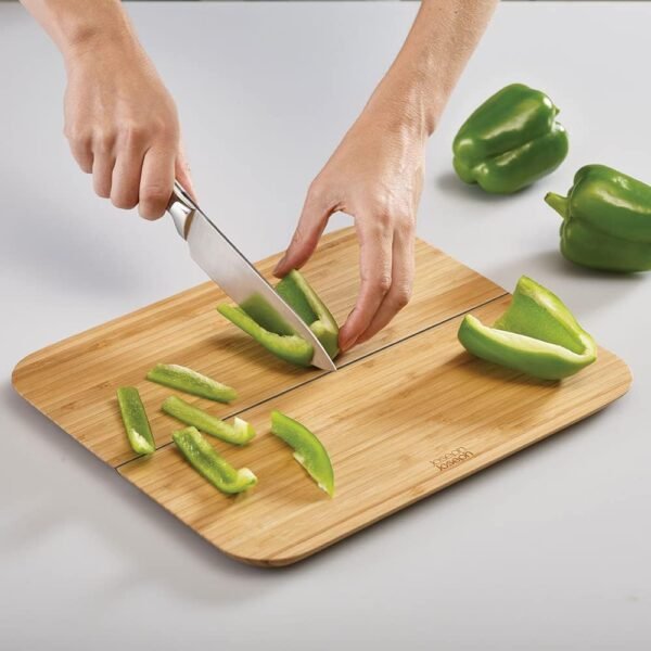 Joseph Joseph Chop2Pot Foldable Bamboo Cutting Board, Large - Image 4
