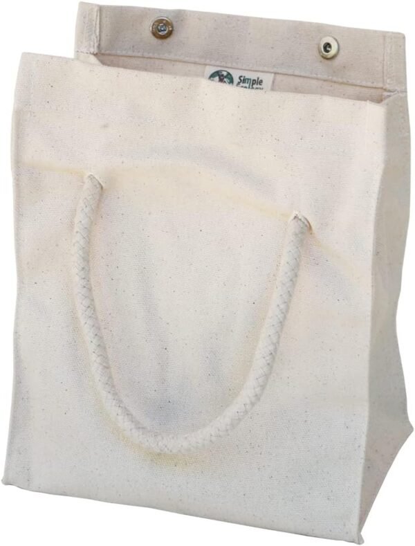 Organic Cotton Simple Lunch Bag - Natural