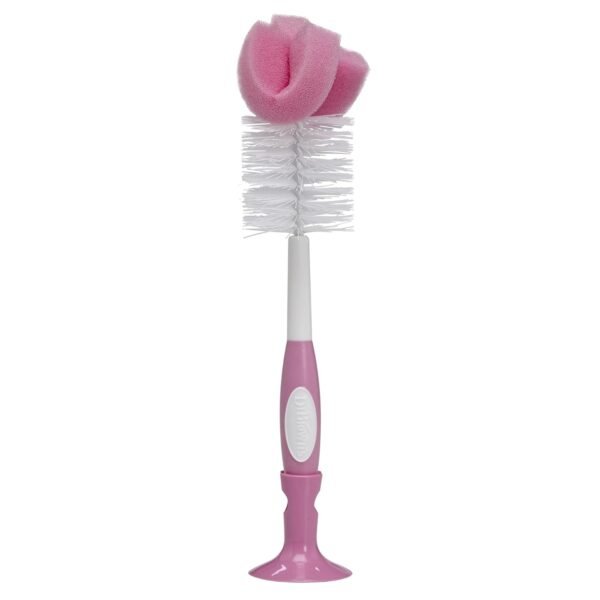 Dr. Brown's Natural Flow Anti-Colic Options+ Special Edition Pink Baby Bottle Gift Set with Soft Sippy Spout Transition Cup, Flexees Teether, Bottle Cleaning Brush and Travel Caps - Image 10