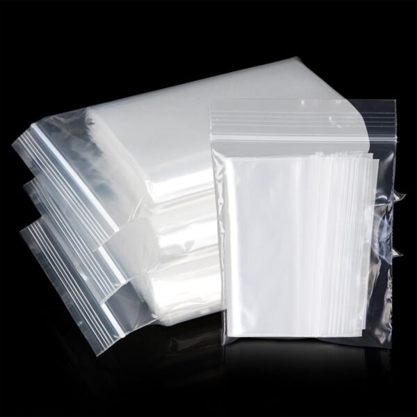 Jewelry Bags Small Zipper Seal Bags Plastic Poly Candy mini Bags,200Pcs 2"X3" Reusable Clear Bags For Small Business Storage Packaging Top Lock Bags
