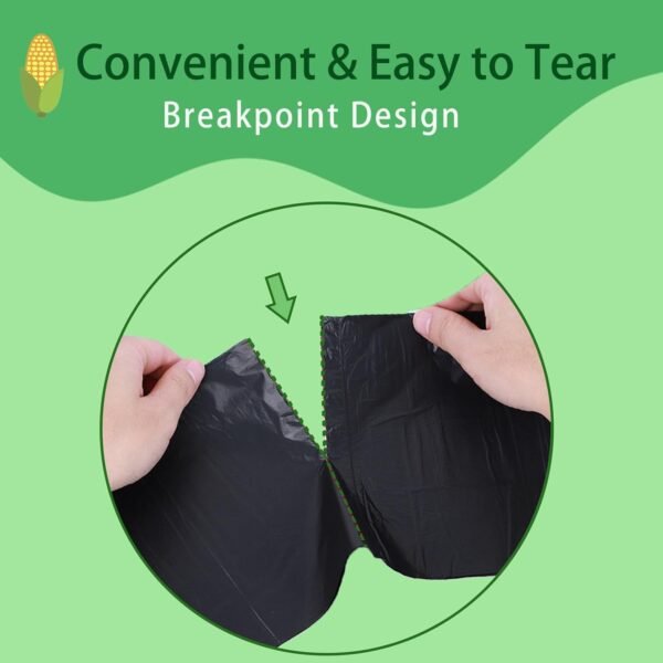 Biodegradable Camping Toilet Waste Bags & Trash Bags, 8 Gallon Compostable Porta Potty Liners for Outdoor, Hiking, and Travel, Leak-Proof and Odorless Design for 5 Gallon Buckets - Image 4
