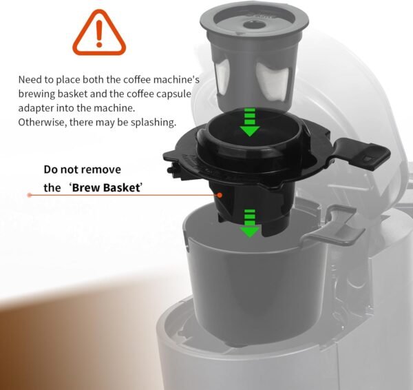 3 Pack Reusable Coffee Pod for Ninja Coffee Maker, 3 Pack Reusable K Cup Refillable Pods Coffee Filter for Ninja CFP101 & Ninja PB051 Coffee Maker - Image 3