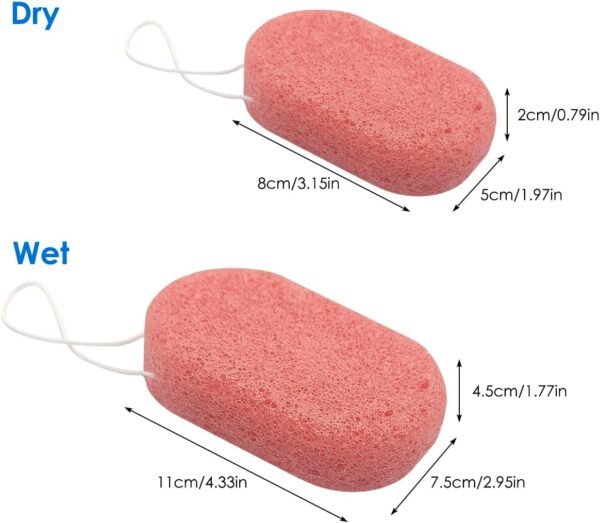 6 pcs Konjac Sponge, DaKuan Facial Sponges, Polychrome Face Sponges for Cleansing, Natural, Colorful, Gentle Exfoliation for Radiant Skin - Image 6