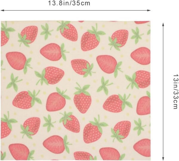 EXCEART 3pcs beeswax wrap reusable wraps Paper food plastic wrap - Image 2
