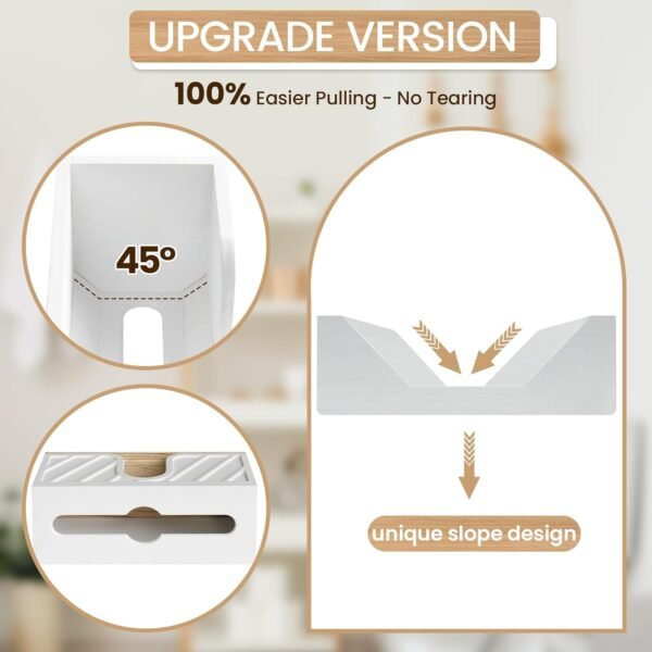 Paper Towel Dispenser Wall Mounted with Lid, Commercial Paper Towel Holder Countertop, C-Fold, Z-Fold, Trifold Paper Towel Dispenser Hand Towel Holder for Bathroom and Kitchen - Image 3