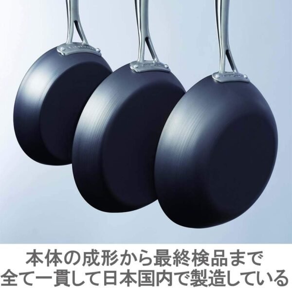 2006 Rust Resistant, Non-Sticking, Super Iron, Deep Fry Pan, 11.0 inches (28 cm), Frying Pan, Made in Japan, Artisan Squeeze Processing, Gas IH Compatible - Image 4
