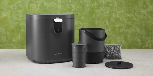 FoodCycler Eco 5 - Award-Winning Home Food Processor and Recycler - Kitchen Countertop Compost Alternative - Electric Food Waste Disposer - Odorless Food Waste Bin - 5L Bucket Capacity (Grey) - Image 2