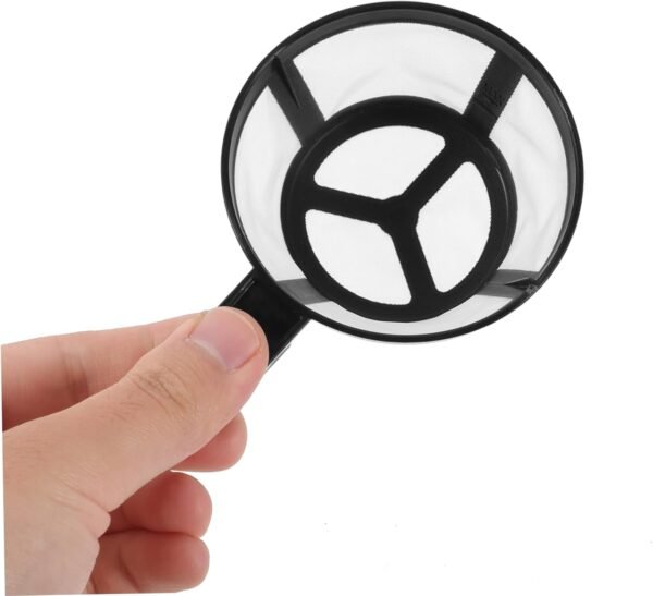 Machine Sieve Grinder Coffee Reusable Strainer Pour Bar Tea Filter Bags Cups Pot Propane Holder Basket Cone Filters Filter Screen Electric Maker Infuser Fine Mesh Filter Plastic - Image 5