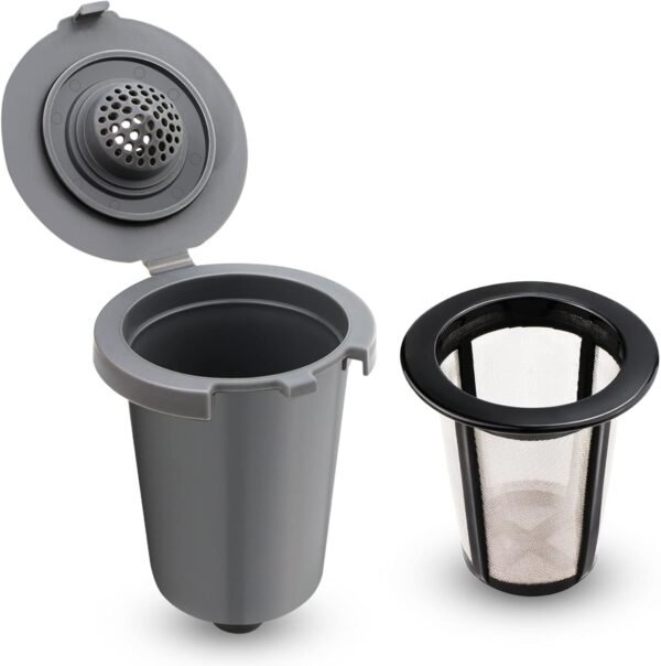 Reusable Filter Cup for Cuisinart, Gray (4 Pack) - Image 3