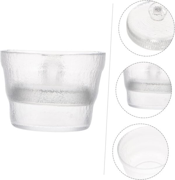 1pc Pickle Jar Kitchen Gadget Clear Honey Container Lids Pickle Canister Pickling Jars Japanese Pickle Container Terrarium Tank Chinese Jar White Glass - Image 2