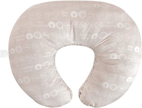 Boppy Nursing Pillow Organic Bare Naked Original Support, Boppy Pillow Only, Nursing Pillow Cover Sold Separately, Nursing Essentials for Bottle and Breastfeeding, with 100% Organic Cotton Fabric