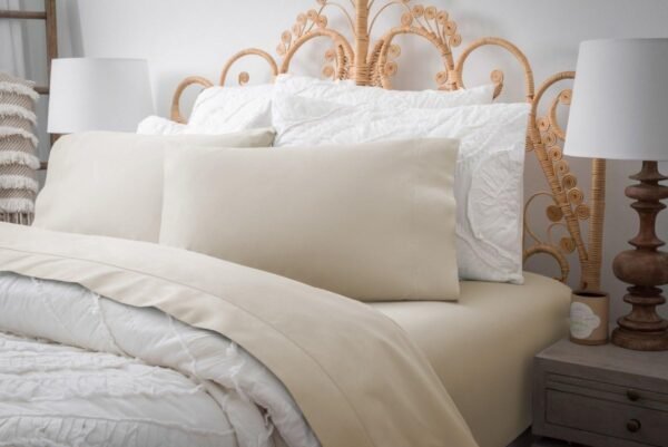 Magnolia Organics Estate Collection Sheet Set - Queen, Natural
