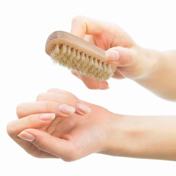 Tbestmax Cleaning Nail Fingernail Brush Wood 2 Side for Manicure Pedicure Women Kids 4 Pack - Image 5