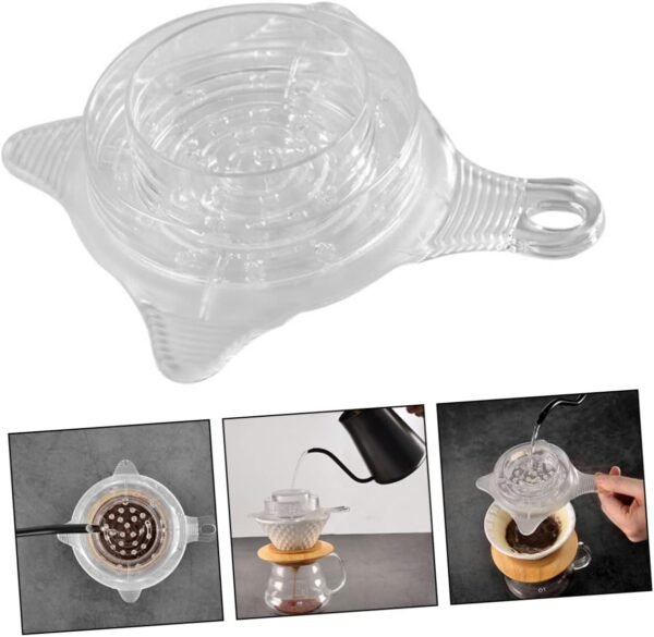2pcs Coffee Filter Express Café Funnel Pot Para Stand Drip Maker Machine Pour Brew Espresso Cup Unbleached Presser Percolators Tamper Mug Filters Knock Scoop Burr Manual Hand Pctg - Image 6