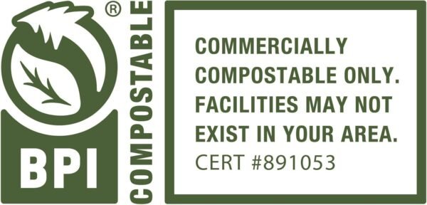 BioBag USA, 13 Gallon Compostable Kitchen Trash Bags, 144 Count, 100% Certified, Compatible with Backyard Composting, Keep Trash Clean and Free of Debris - Image 7