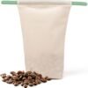 Food Huggers Sustainable Coffee Storage| Bulk Bean Bag | Eco-Friendly, Zero-Waste | BPA-Free, Dishwasher Safe Silicone | Ideal for Groceries, Food | Reusable, Large (1pc)
