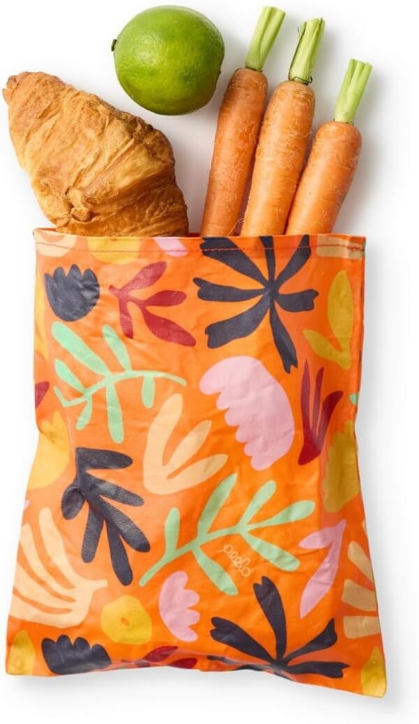 PEELO Beeswax Food Wrap Bag, Bee Wrap Sustainable Food Storage Wraps, Beeswax Bags Reusable, Beeswax Wraps for Food Reusable, Botanica Design, Small