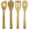 Oceanstar Bamboo Cooking Utensil Set, 12 Inch, Natural - Image 2