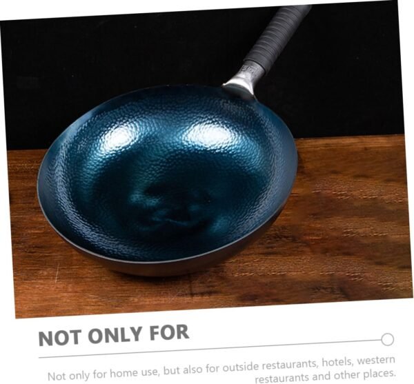 BESTOYARD Induction Stove Wok Frying Griddle Portable Cooker Basket Pot Rice Cooker Steel Wok Deep Wok Kitchen Hob Double Pan Stir Skillet Saute Splatter Cookware Barrymore Appliances Iron - Image 6