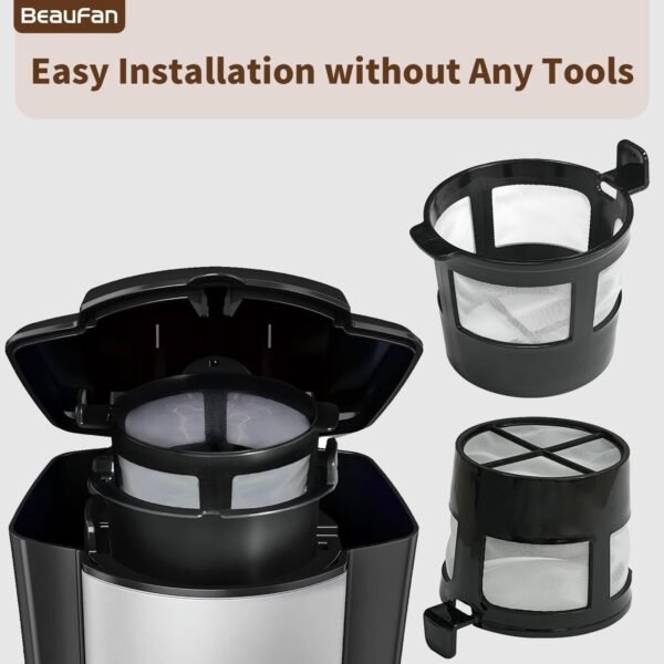 1 Pack Reusable Coffee Filter Compatible with BLACK+DECKER CM618 Single Serve Coffee Maker - Image 3