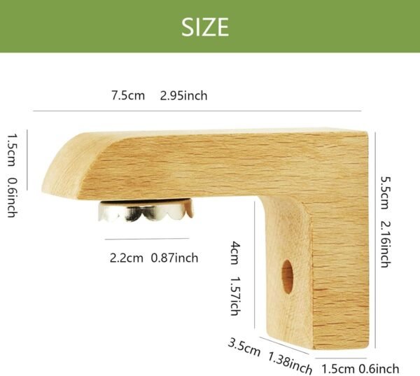(2sets) Wood Magnetic Bar Soap Holder for Shower Wall,Magnet Air Dry Soap Saver Self Draining, Eco-Friendly Wooden Soap Dish for Soaps & Beard Shampoo Bars - Image 5