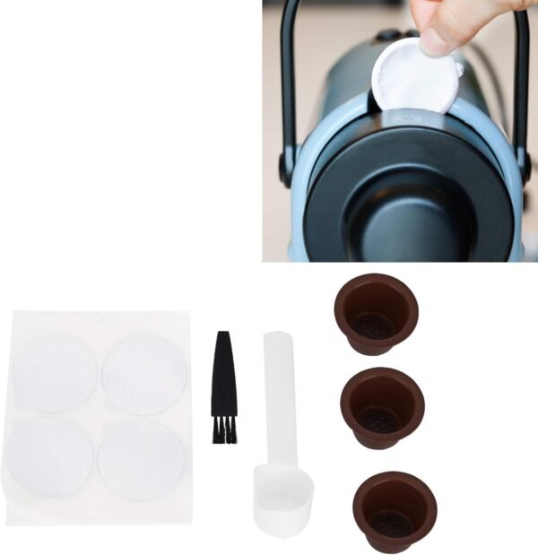 Coffee Filter, Uncovered Reusable Nonslip For Office Most Coffee Machines Home Cafe - Image 5