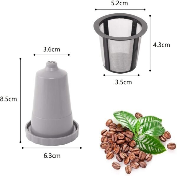 3 Pack Reusable Coffee Pods, Reusable Coffee Filters Fit for 1.0 Brewers, K-Classic, K-Mini, Universal Fit B30 B40 B50 B60 B70 Series - Image 3
