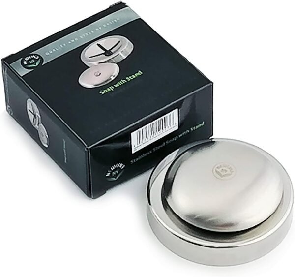 NewlineNY Stainless Steel Smell Remover Soap with Stand