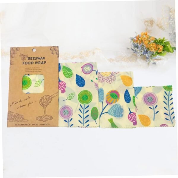 STOBAZA 6 pcs beeswax wrap reusable food wrap food wrapper food storage wrap beeswax food wraps Beewax Food Wraps Food Preservation Cloths Beewax Wraps sandwich - Image 7