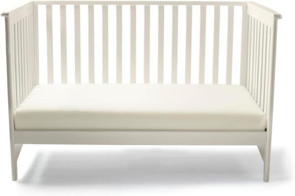 Naturepedic Organic Crib Mattress Sheet - Crib Fitted Sheet for Standard Crib Mattress - Soft and Breathable Cotton Crib Sheet - Ivory - 52"x28" - Image 4