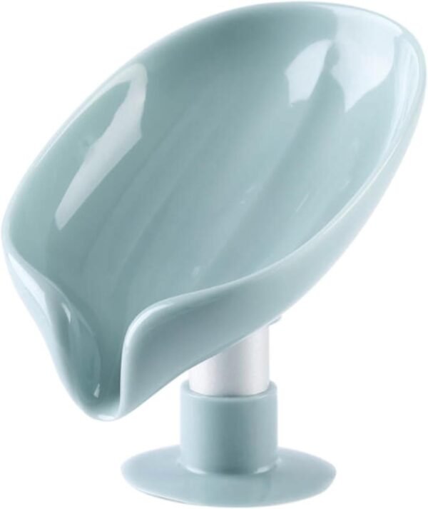 Self-Draining Soap Dish Holder with Suction Cup – Anti-Slip, Easy Clean Soap Holder for Shower, Bathroom & Kitchen Sink