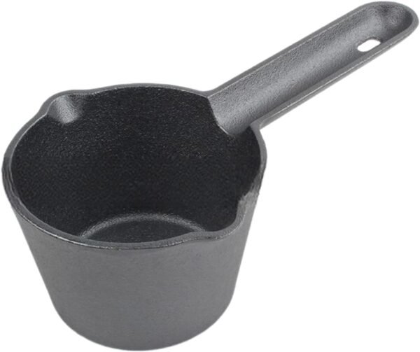 Kitchen Oil Convenient Hot Oil Splashing Pots Extended Handle Frying Pans Iron Cookware Practical Cooking Tool