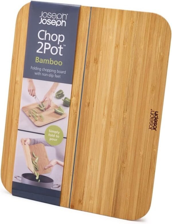 Joseph Joseph Chop2Pot Foldable Bamboo Cutting Board, Large - Image 6