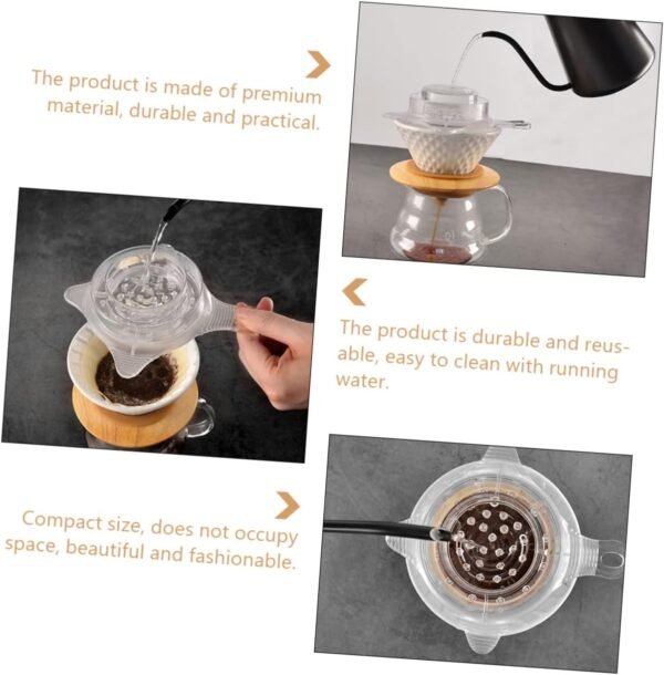 Coffee Filter Presser Café Holder Funnel Basket Filters Pot Cafeteras Coffee Mug Reusable Strainer Percolators Knock Espresso Stand Brew Coffe Machine Coffee Making Accessory Pctg - Image 8
