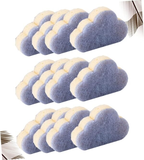 12pcs Dish Sponge Washing Sponge for Dishes Scouring Pads Non Scratch Dish Brush Natural Sponge Dad Mugs Sink Sponge Sponges Cleaning Sponge Kitchen Dish Washer Anti-Scratch - Image 2